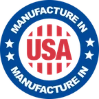 Made in the USA manufacturing badge